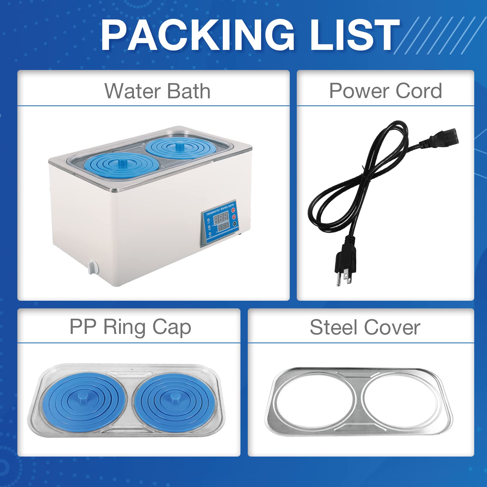 LFGUD Thermostatic Water Bath 7L Water Bath Laboratory HH-2