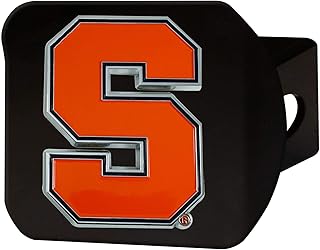 FANMATS NCAA Syracuse Orange Color Hitch - Blackcolor Hitch - Black, Team Colors, One Sized (25101)
