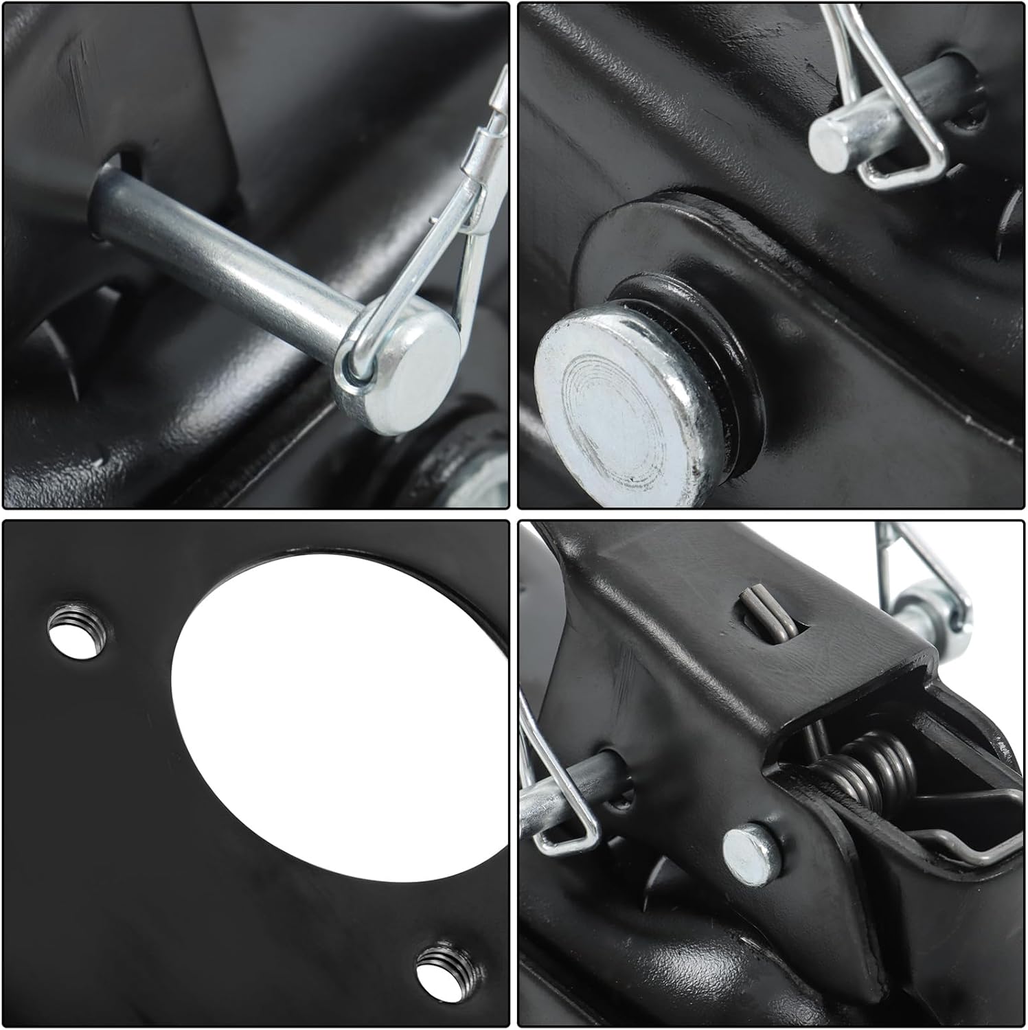 LABLT Black A-Frame Trailer Couple 2" Hitch Ball 8000 lbs for Towing RV Boat Camper