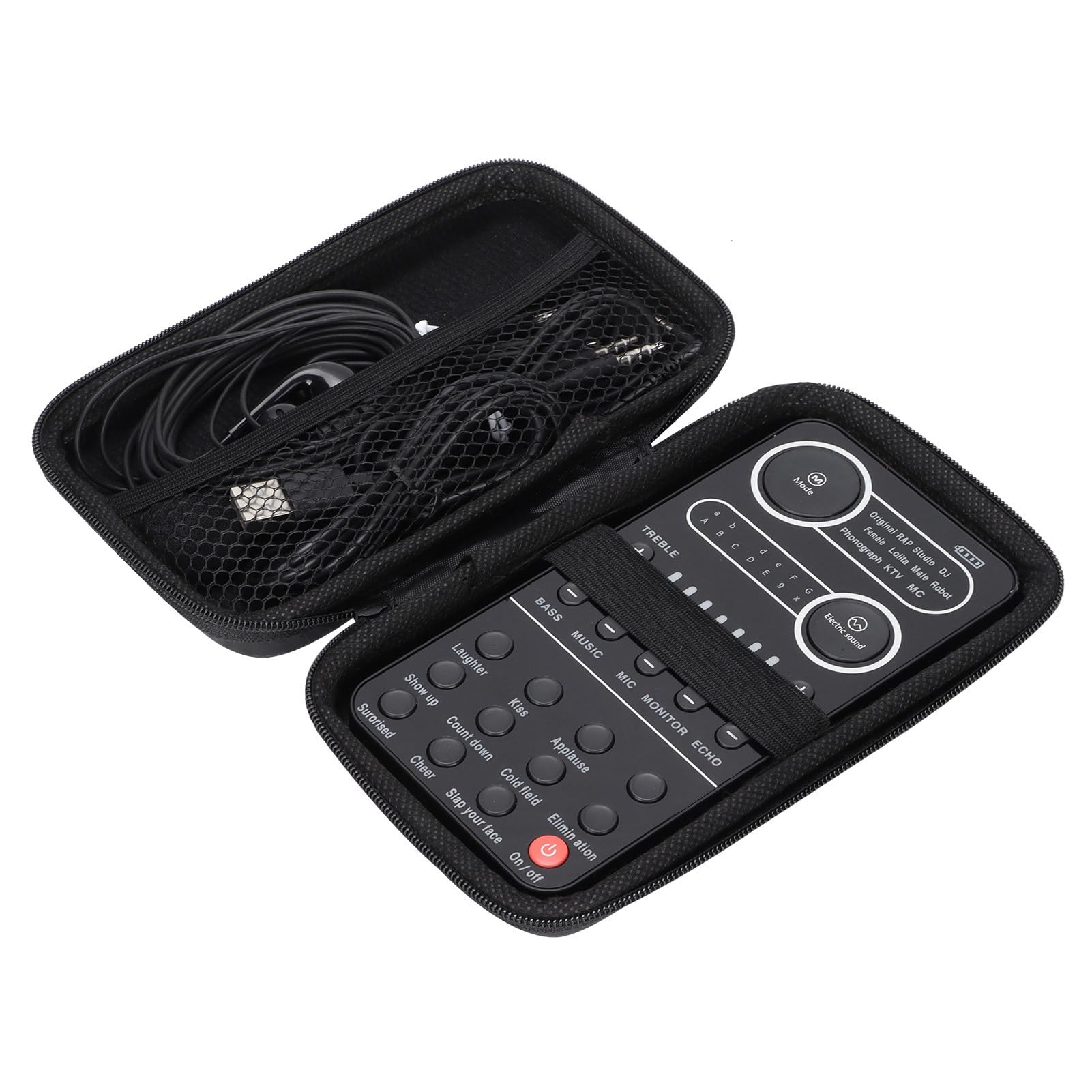 Scheda dal con 13 Effetti Sonori, Mixer Bluetooth DJ per Telefoni iOS/Android, Computer, Tablet, , Scheda per Streaming Live, Trasmissione di Musica, Registrazione(K9)