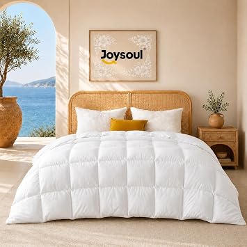 Joysoul Lightweight Down Comforter Queen Size for Hot Sleepers