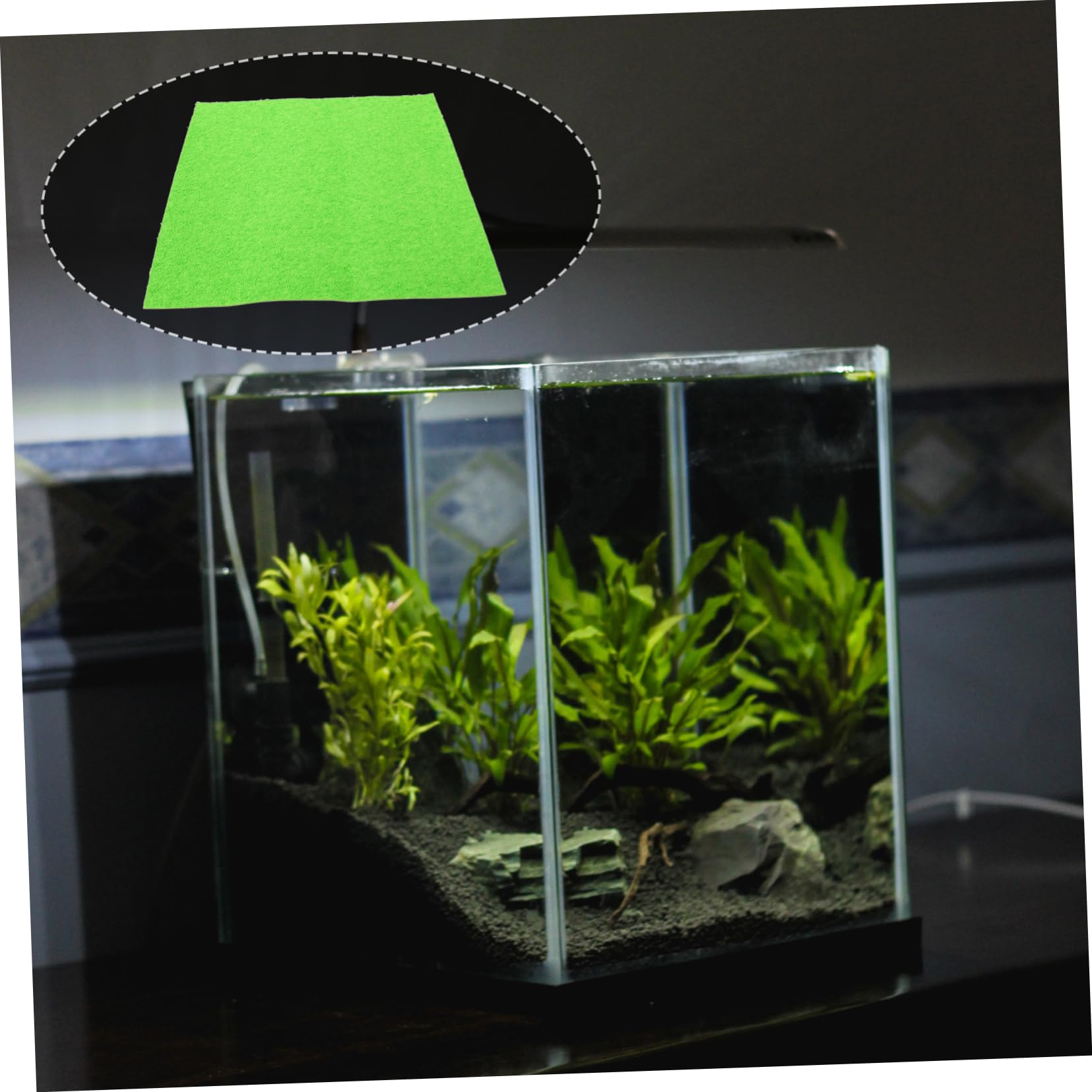 BESPORTBLE 5stücke Fischtankmatte Für Aquarien rutschfeste Bodenmatte Mit Wärmeschutz Und Stoßdämpfung Für Stabilen Untergrund Und Langlebigkeit