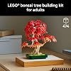 LEGO Botanicals Bonsái de Arce Rojo Japonés Kit de Construcción para Adultos Mayores de 18 Años - Decoración Única para el Hogar DIY para Habitación u Oficina - Idea de Regalo de Bienvenida a Casa Nueva - Decoración de Planta para Escritorio o Estante - 10348 3