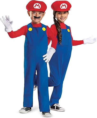 Miniatura 5 de Disfraz de Mario de Super Mario Brothers de Nintendo para niños de Disguise Un solo color