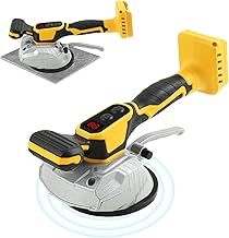 Tile Vibration Tool Compatible with Dewalt 18V/20V Battery, Cordless Handheld Tile Vibration Leveling Tiling Machine with 8 Speed and Digital Display for Floor Tile Wall (Battery Not Included)