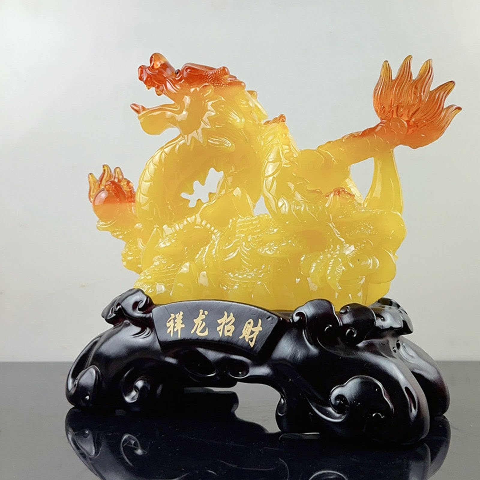 Drachenornament, Drachenfiguren aus Kunstharz, Dekoration for Zuhause oder das Büro