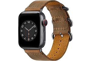 Vintage Leather Band for Apple Watch 44mm