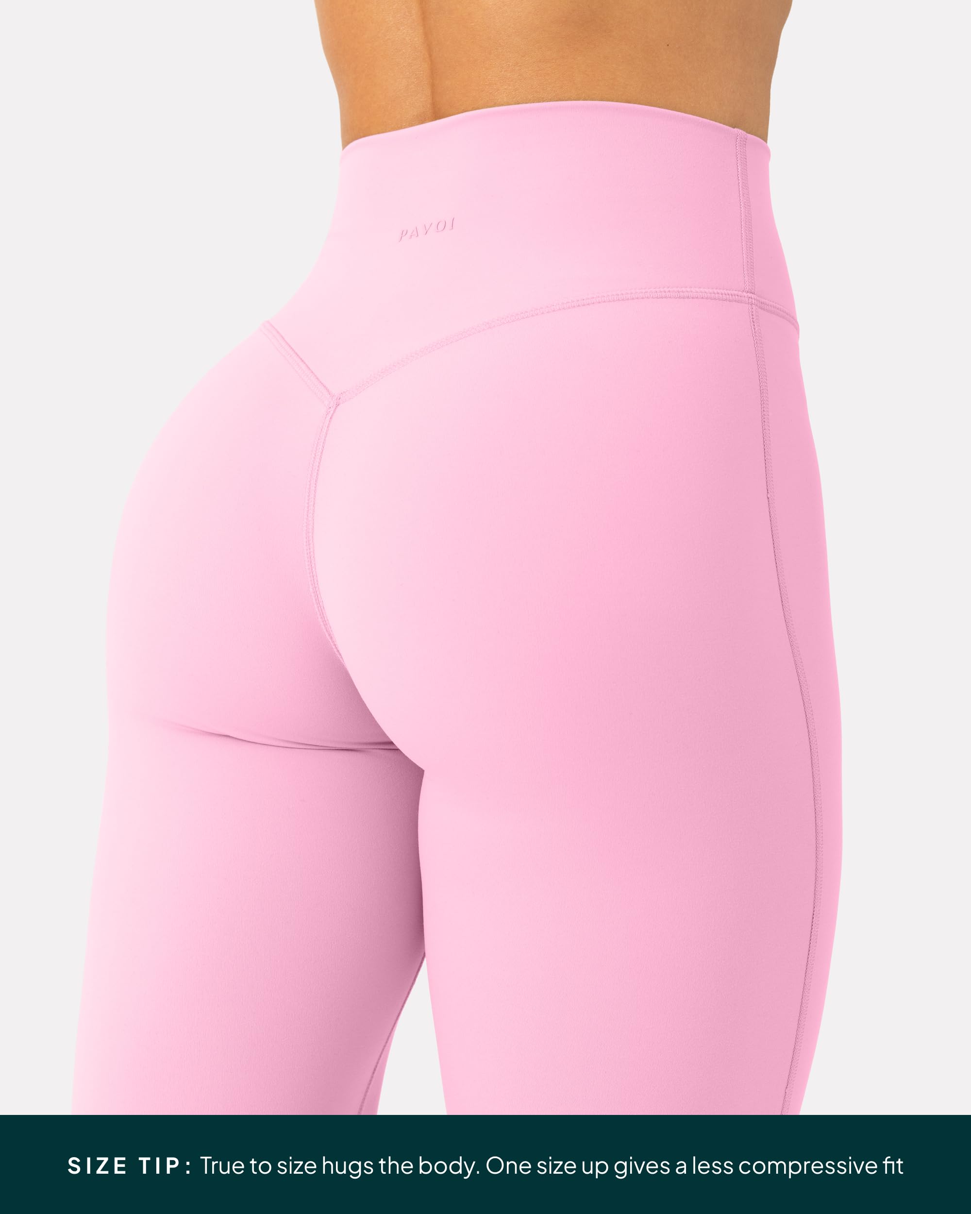 PAVOI ACTIVE Miękkie legginsy treningowe dla kobiet - wysoki stan bez szwów z przodu legginsy na siłownię spodnie do jogi - FlexFlow