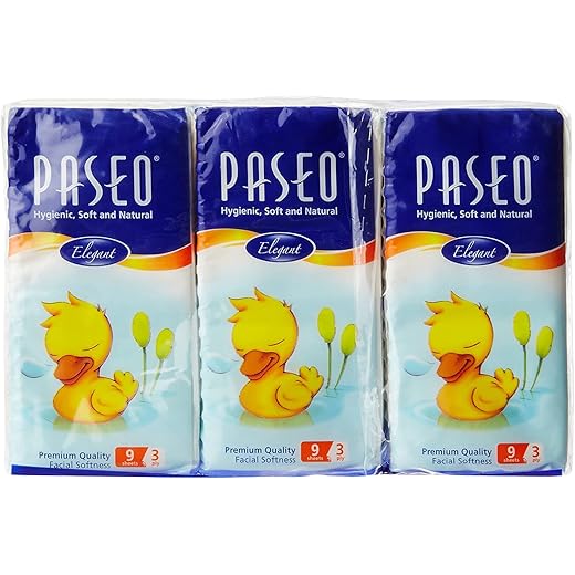 Paseo Pocket Hanky 3 Ply 6 Packs
