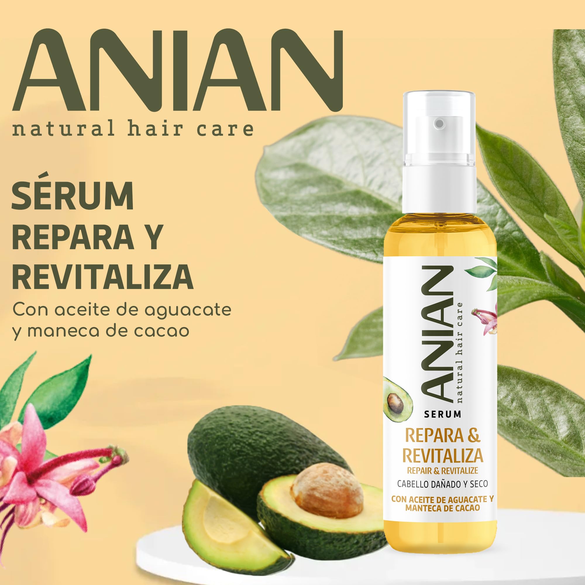Image secondaire de Sérum Réparateur Anian pour Cheveux Abîmés - 100 ml