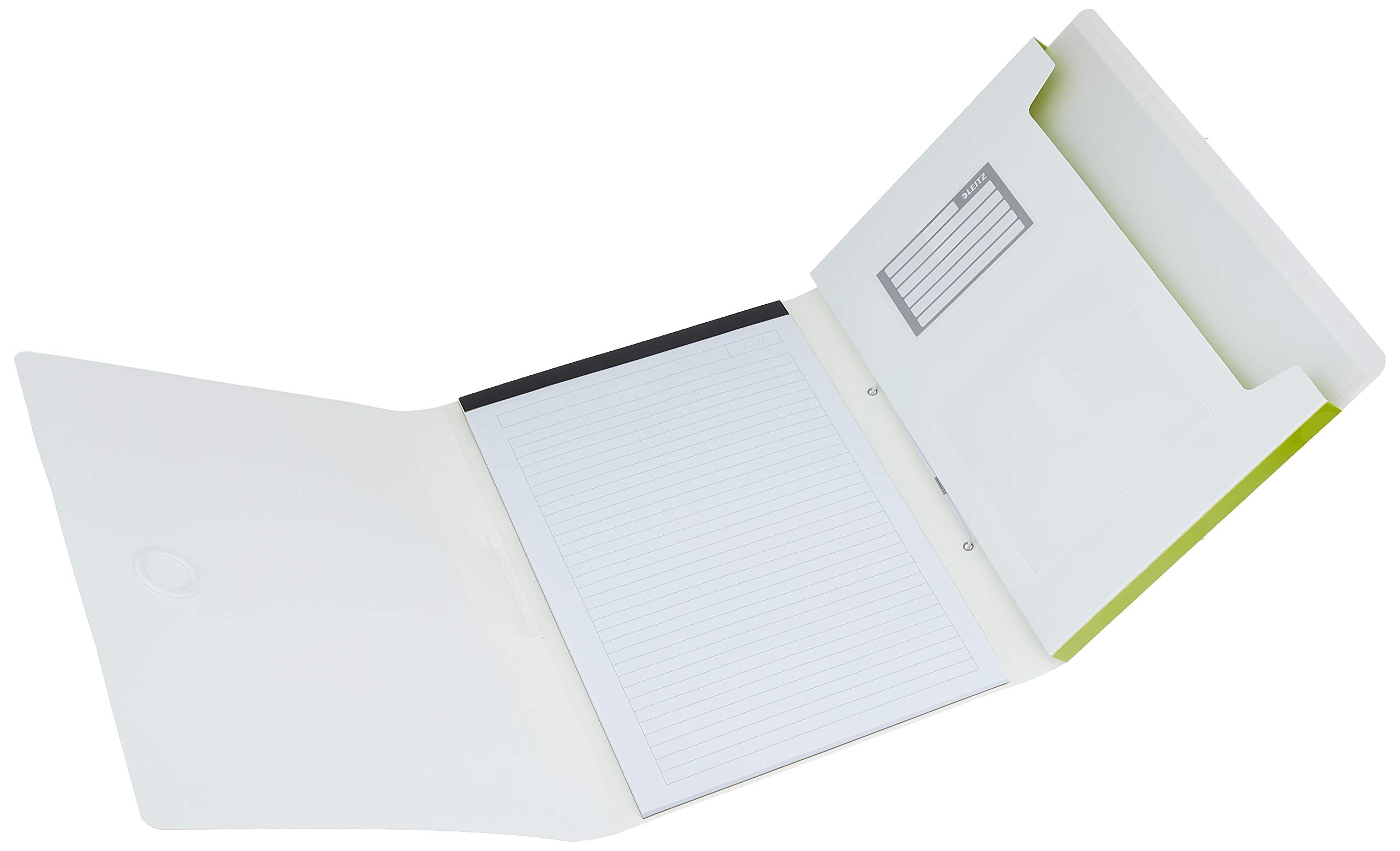 Leitz Organiser File, Elastic Band Fastener, Metallic Green, WOW Range, 46360064 - Image 2