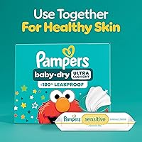 Vista 10 de Pampers Pañales - Baby Dry - Tamaño 4, 92 unidades, pañal desechable absorbente para bebés (el embalaje puede variar)