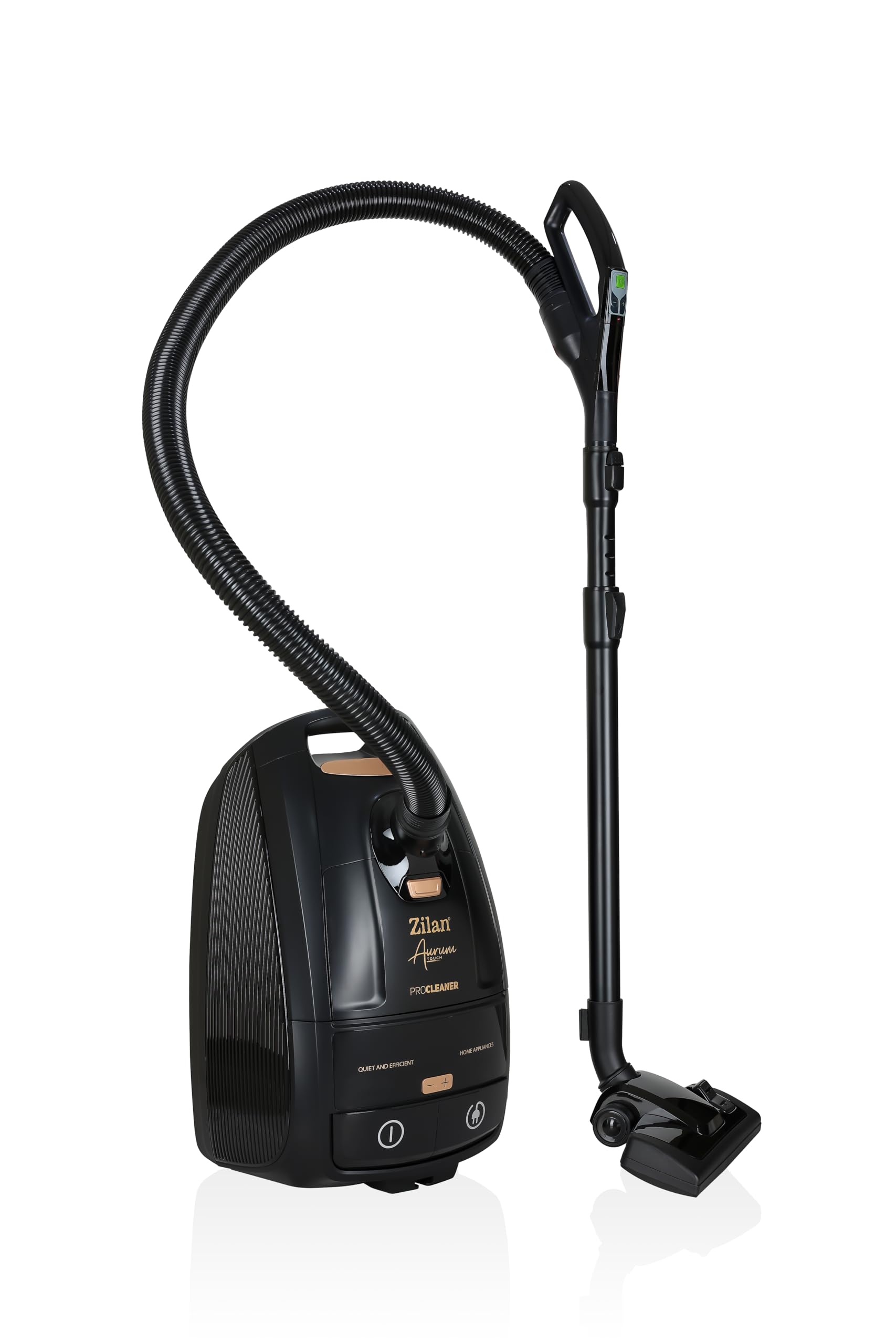Zilan Aspirateur Traîneau 2400 W, Noir et Or
