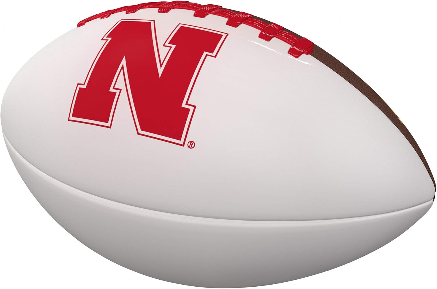 Logo Brands NCAA Nebraska Cornhuskers Official-Size Autograph Football, Team Color