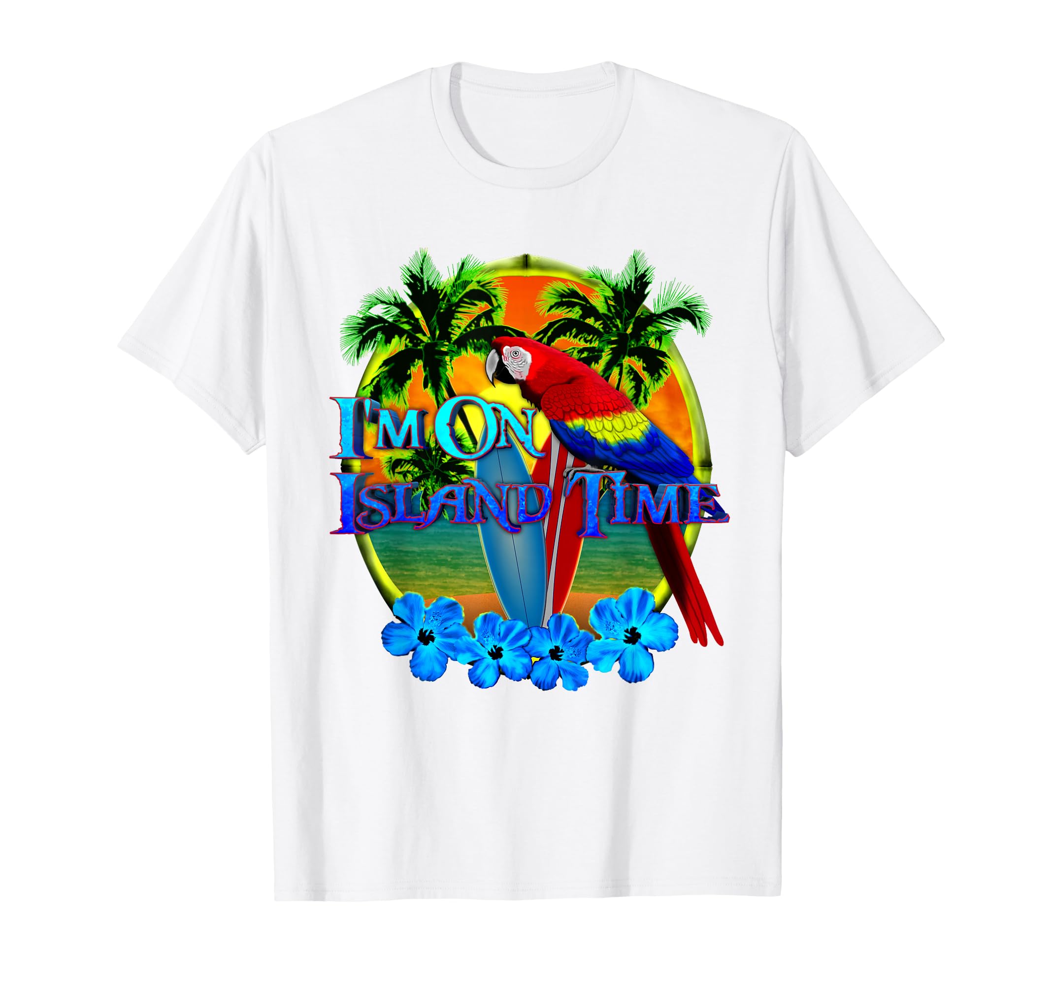I'm On Island Time Tropical Beach T-Shirt T-Shirt