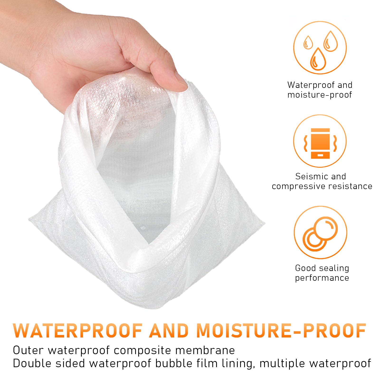 100 Sachets De Protection En Mousse Pour Vaisselle - Idéaux Pour Déménagement Et Expédition