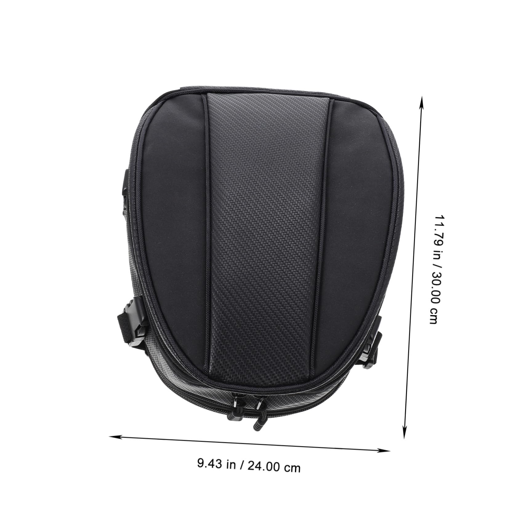 UKCOCO Borsa Posteriore per Moto Borsa da Sella per Bagagli Marsupio Multifunzionale per Moto Scomparti Interni