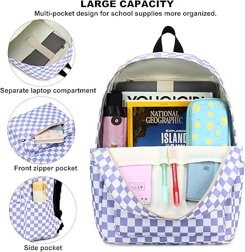 Miniatura 2 de Mochila para niñas para escuela secundaria primaria, mochila escolar para niños, adolescentes, mochila escolar para mujeres, mochila universitaria