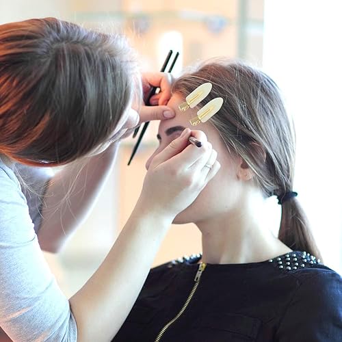 Miniatura 9 de Mini Skater Pinzas pequeñas para el cabello de 2.4 pulgadas, sin pliegues, sin doblar, bonitos pasadores, accesorios para mujeres, fino y rizado,