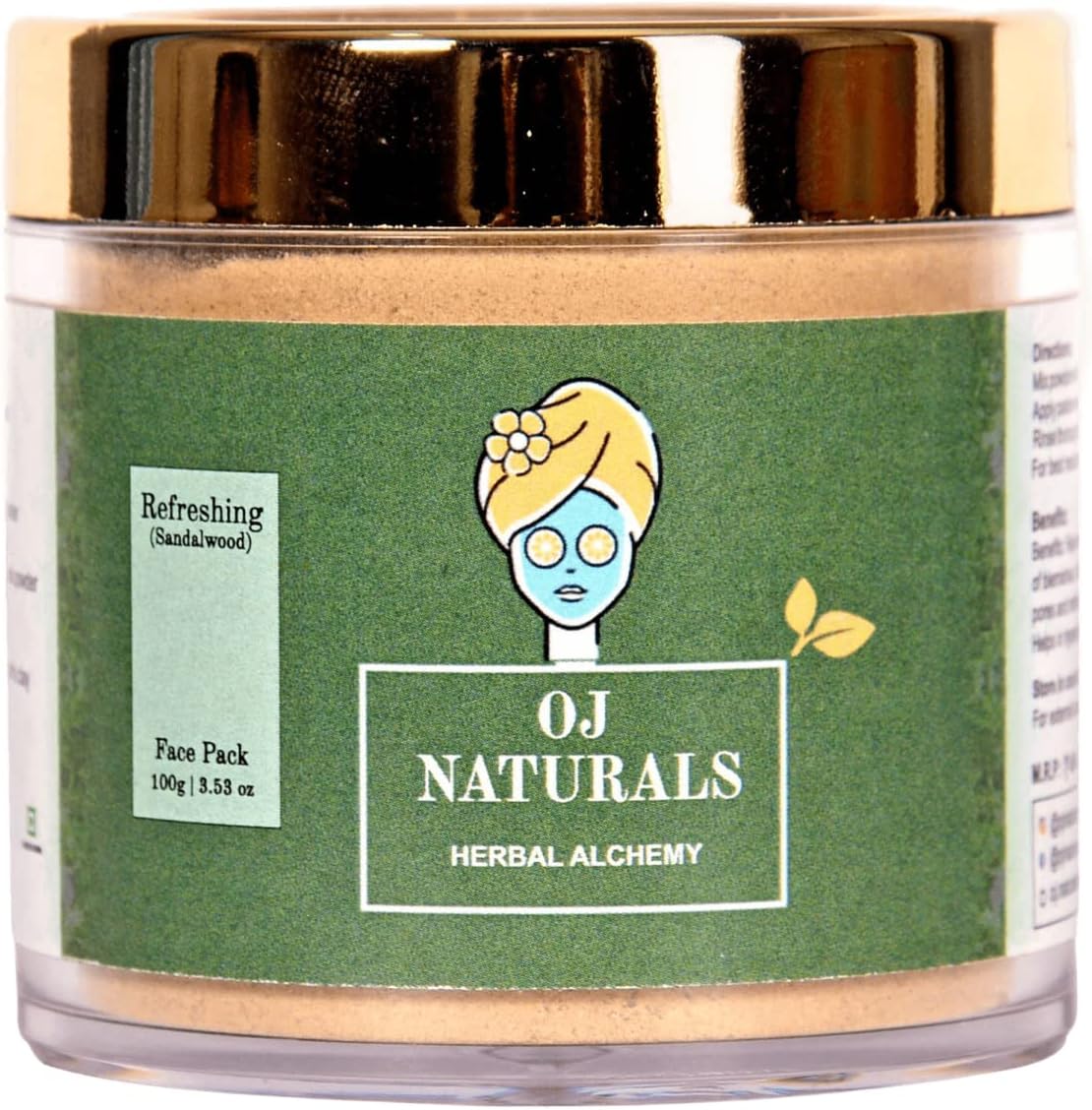 Oj Naturals Refreshing Facepack (100 Gram)
