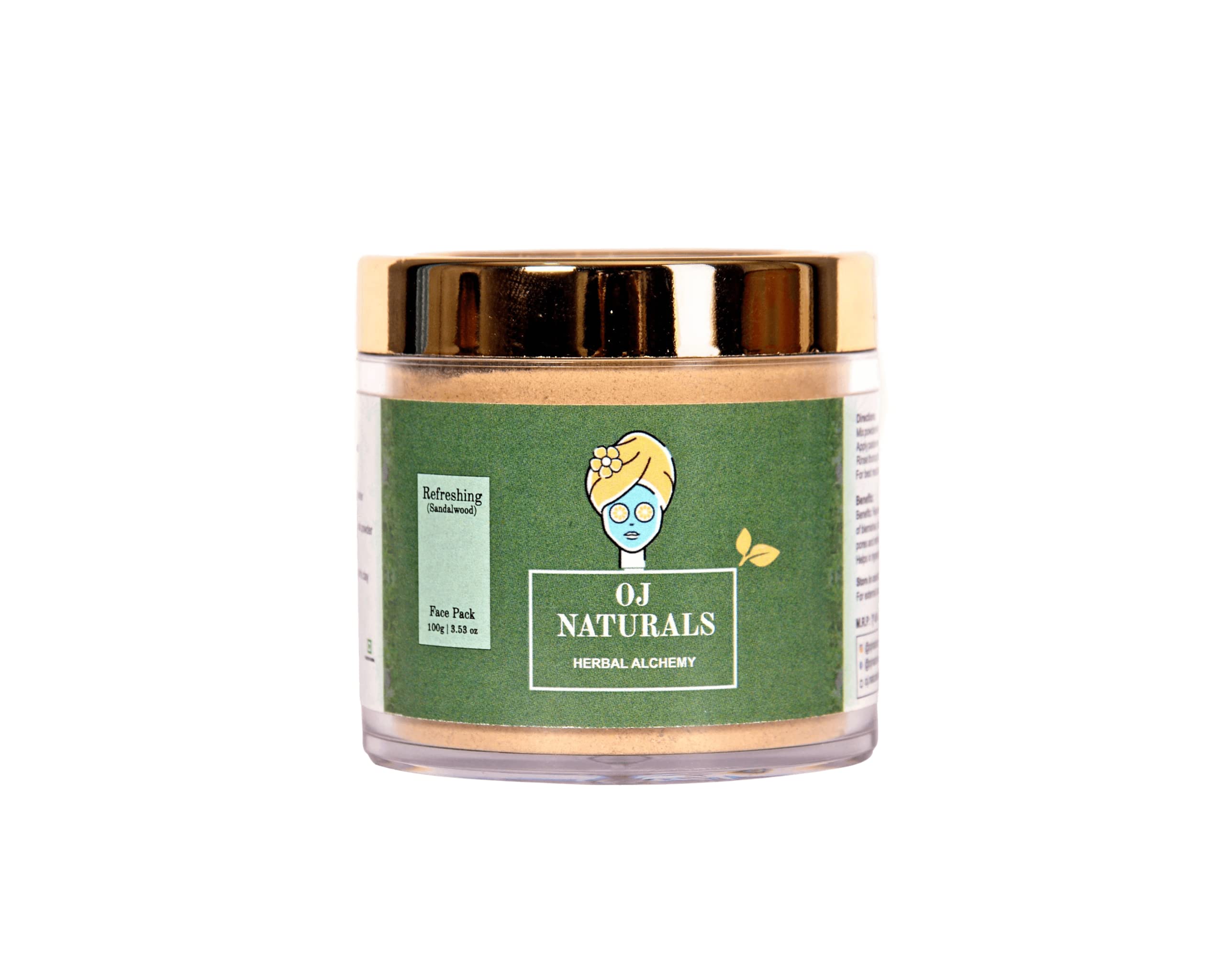 Oj Naturals Refreshing Facepack (100 Gram)