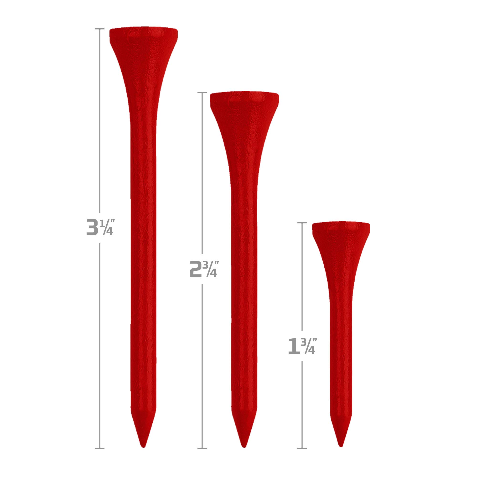 IZZO Golf A85024 - Camiseta de Golf (Madera, 4,4 cm), Color Rojo