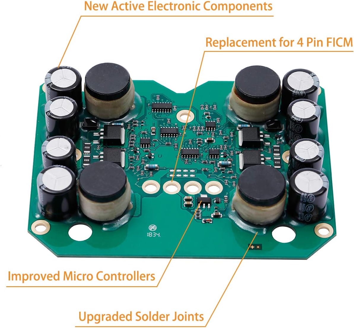 FICM 6.0 Powerstroke Fuel Injection Control Module | for 2003-2007 Ford F250 F350 F450 F550,2003-2005 Excursion, 2004-2010 E350 E450 | Replaces# 904-229, 1845117C6, 3C3Z12B599AARM, 4C3Z12B599AARM