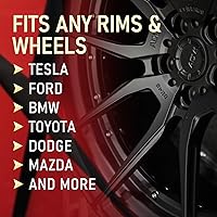 Vista 6 de Kit de reparación de arañazos para llantas SMAPHY, kit de reparación de bordillazos para llantas, kit de reparación de llantas de aleación DIY, kit