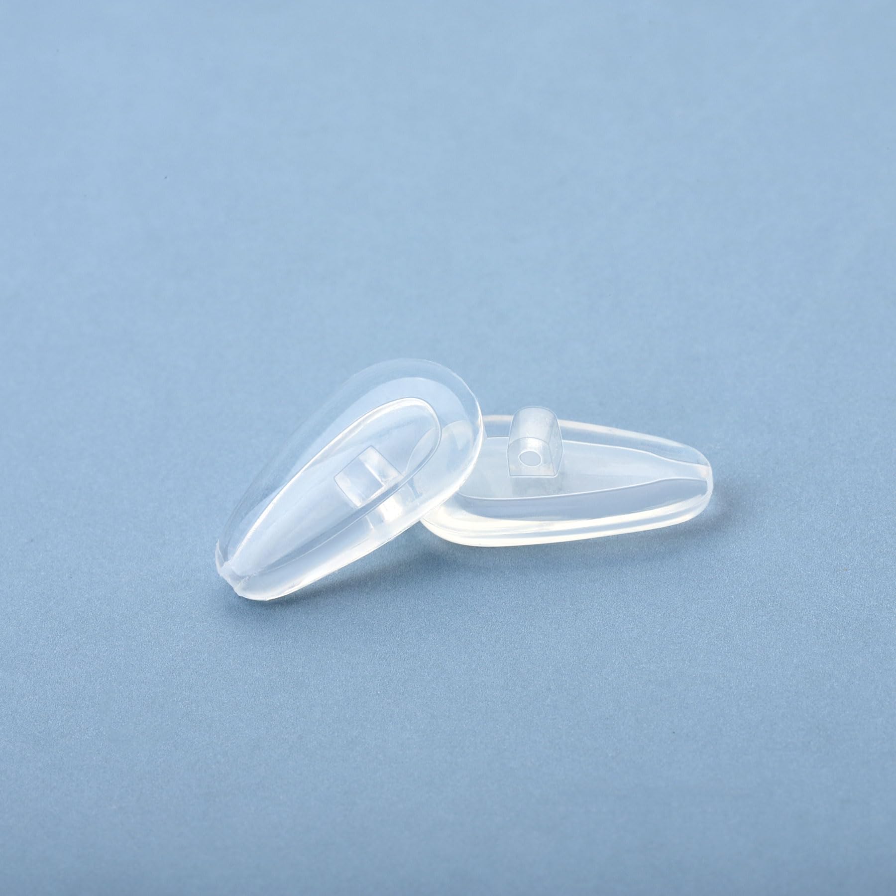 Acefrog Lot de 4 paires de coussinets de nez en silicone en forme de larme pour Oakley Tincup OX3184 OX5099 OX5094, conducteur, lunettes de soleil, lunettes de soleil à visser, antidérapantes