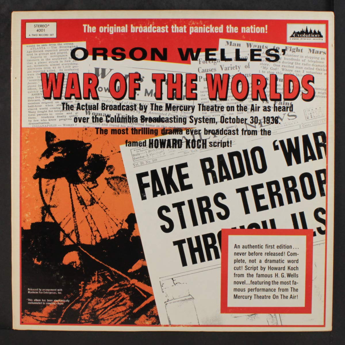 War Of The Worlds CDs & Vinyl