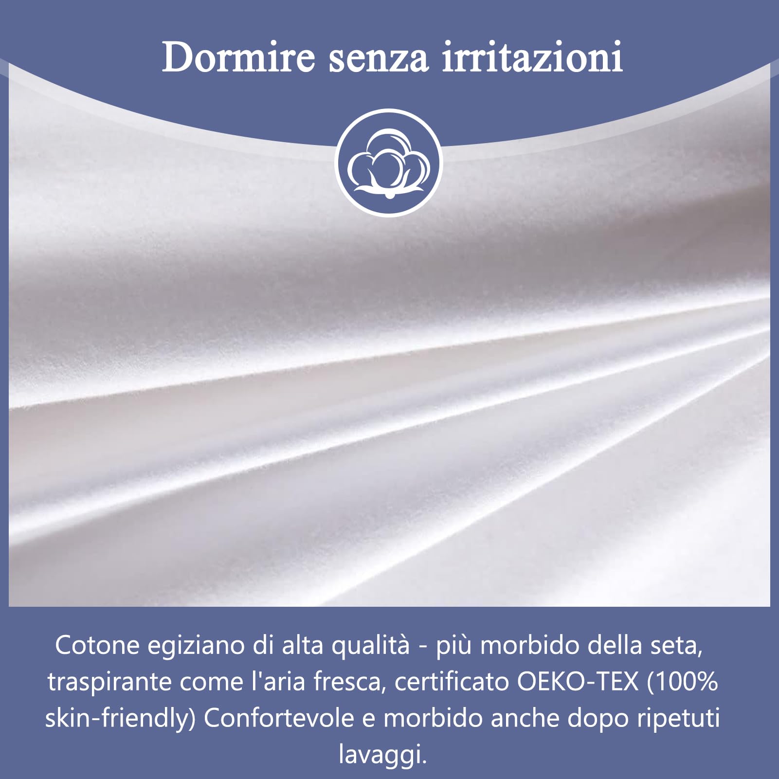 Piumone Matrimoniale Federa in Cotone Egiziano, 100% Puro Piumino e Piuma 4 Stagioni, Piumone Certificati Oeko-Tex e RDS per Letto, Piumini 220x240 cm Bianco