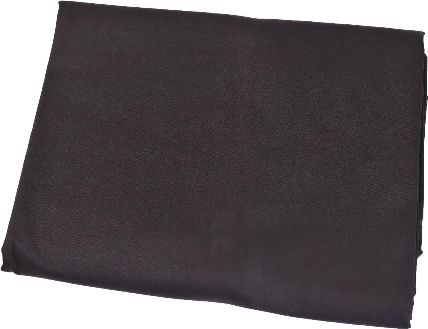 MoonRest® 24” X 24” X 12” - Bed Wedge Pillow Replacement Cover with Zipper - 100% Cotton Pillowcase for Bed Wedge - 24” X 24” X 12” - Black