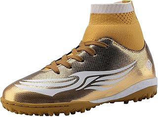 boys gold football cleats