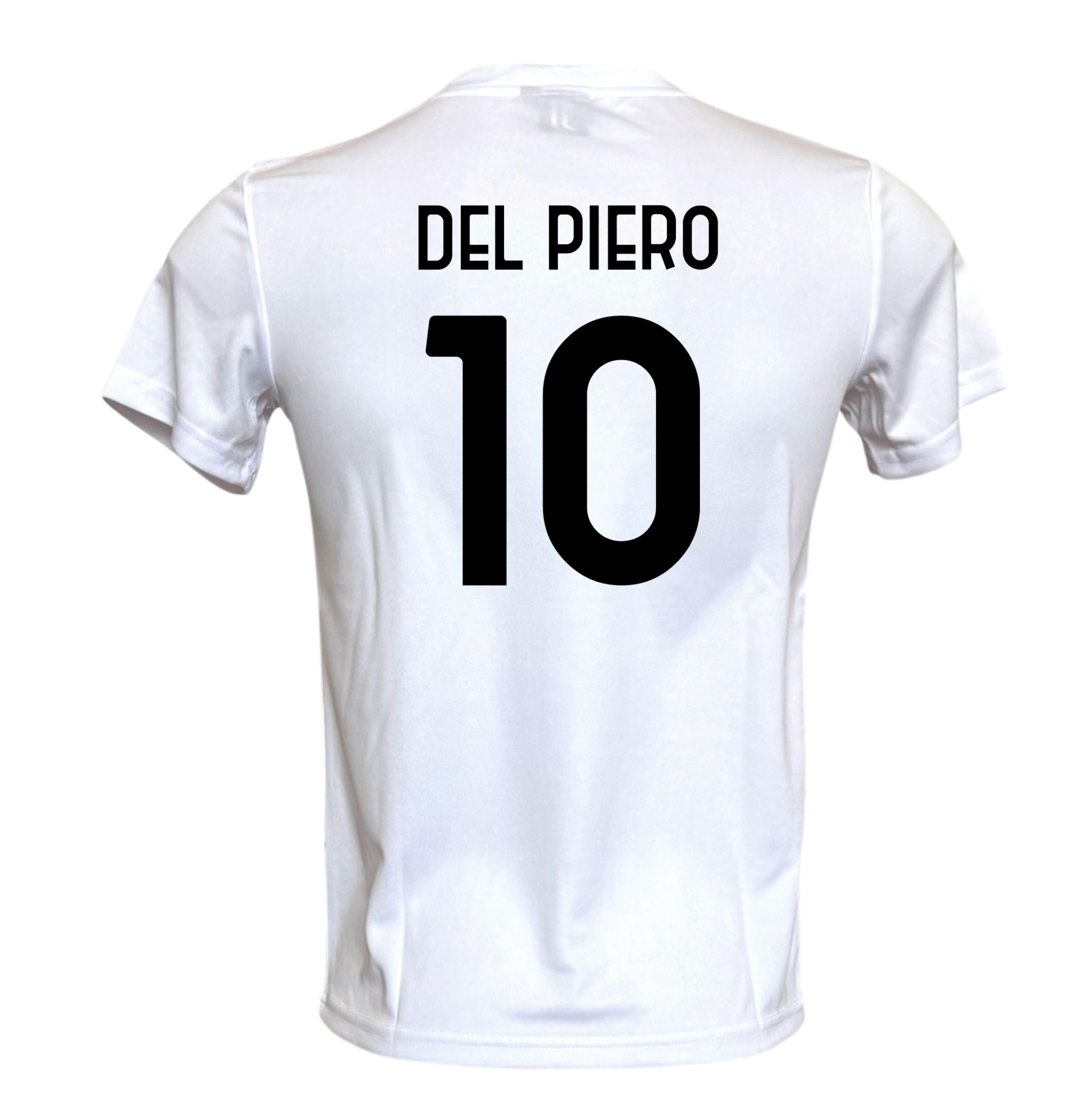 Generico Maglia Calcio del Piero 10 bianconera Stagione 2025/2026 Replica Autorizzata Taglie da Bambino e Adulto