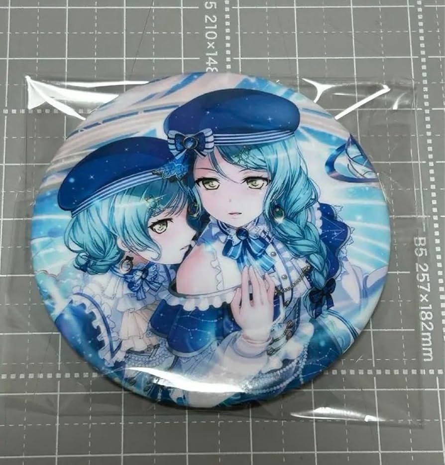バンドリ Roselia 11th 氷川紗夜 缶バッジ Roselia Farbe 缶バッジ 氷川紗夜 バンドリ ロゼリア ホロ缶