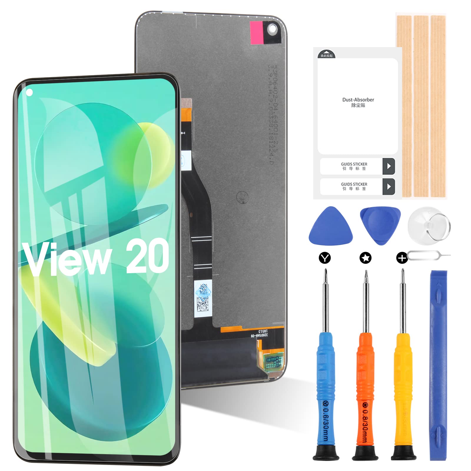 Schermo LCD OLED Di Ricambio Per Huawei Mate 20 Pro - Con Cornice E Touch - Nero