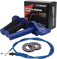 Vista 17 de JFG RACING Conjunto de Acelerador para Motocicleta, 7/8" 22mm Puños de Acelerador de Giro Rápido Con Cable de Acelerador Aleación de Aluminio