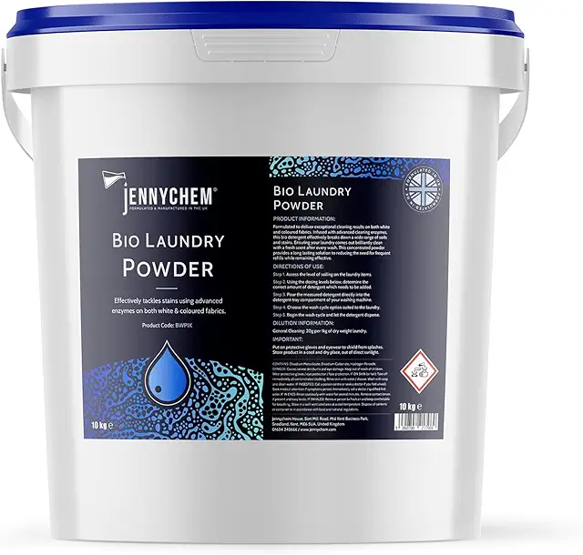 10KG Bio Washing Powder - Bulk Laundry Detergent for Whites & Colors