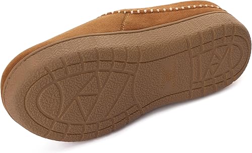 Miniatura 3 de Zigzagger Women's Slip On Moccasin Slippers, Microsuede IndoorOutdoor Comfy House Shoes with Memory Foam, Cozy Loafer Clog Slippers