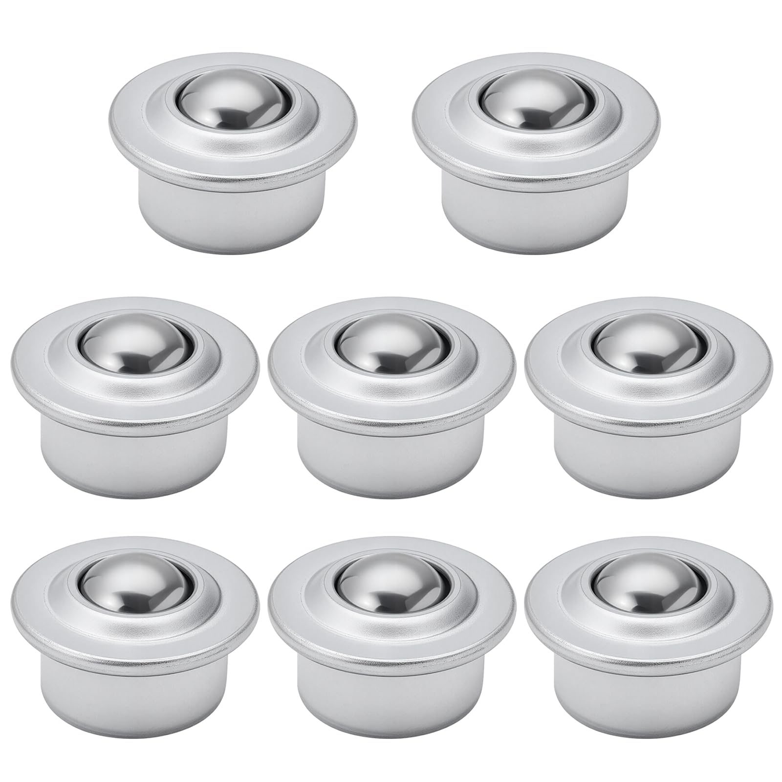 Rodamientos de Bola Rueda de Transferencia Acero 20mm Altura 8 Piezas