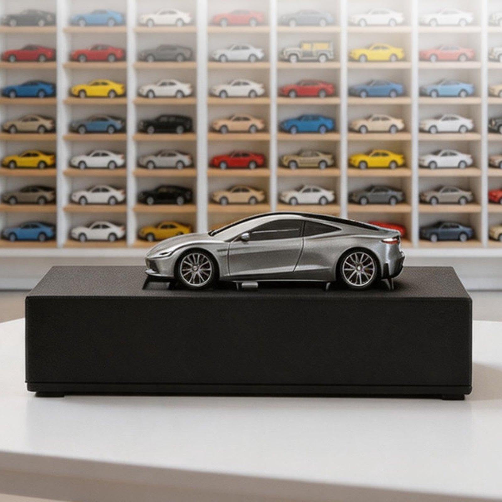 Banco Prova per Auto Pressofuse in 1/64, Ideale Come Regalo O per Officina.