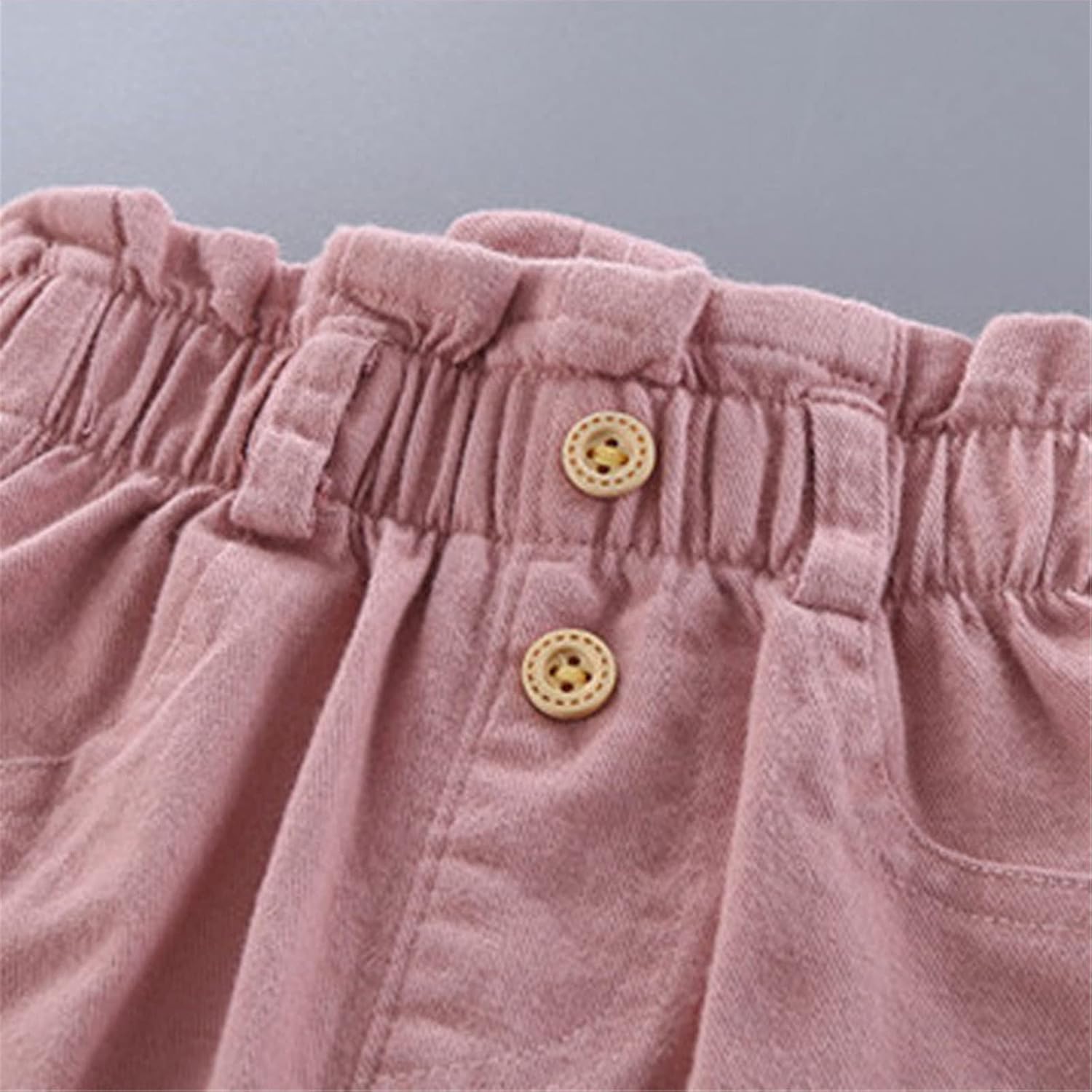 Autumn Children's Girls' Solid Color Casual Pants
