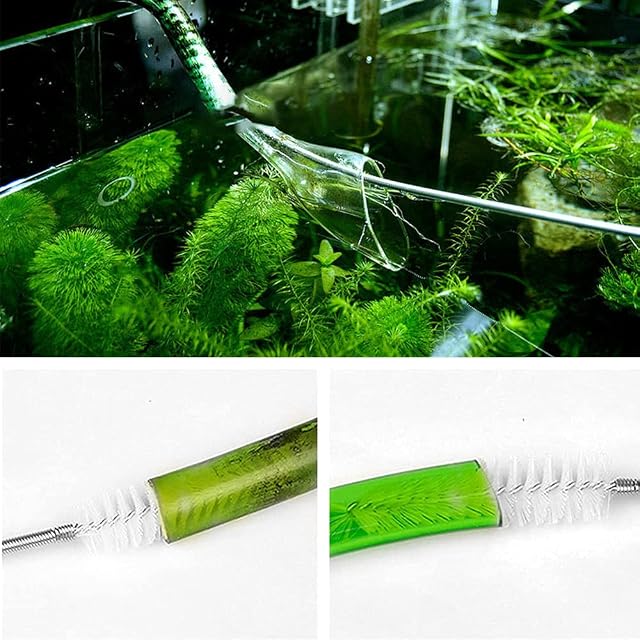 Foto 5 de 6 de Yur1help 162cm Cepillo de Limpieza Para Acuarios, Largas Flexibles Doble Extremo Cepillo de Tubo de Nylon