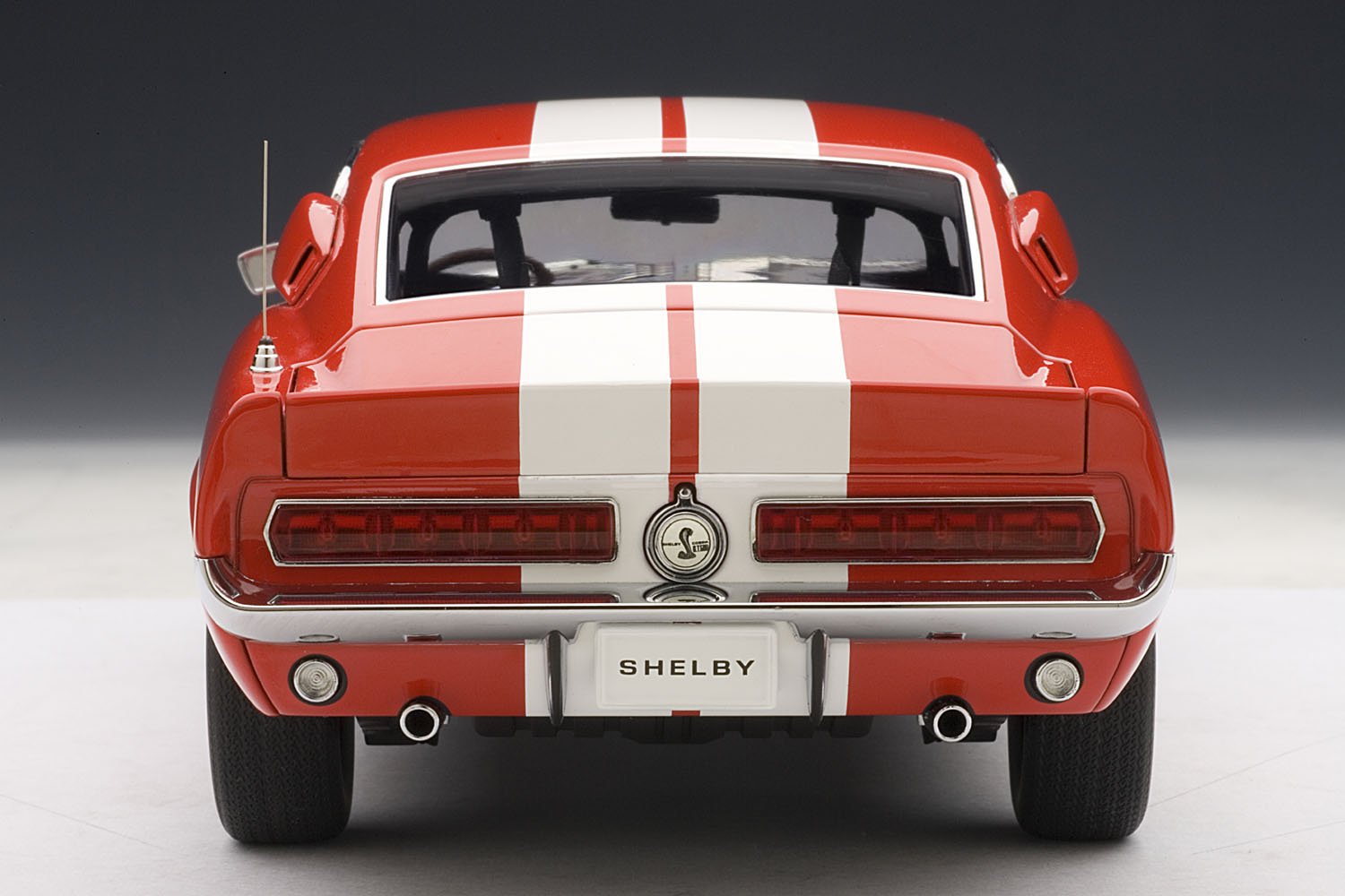 1967 Shelby Mustang Gt500 Red With White Stripes 1 18 | Desertcart
