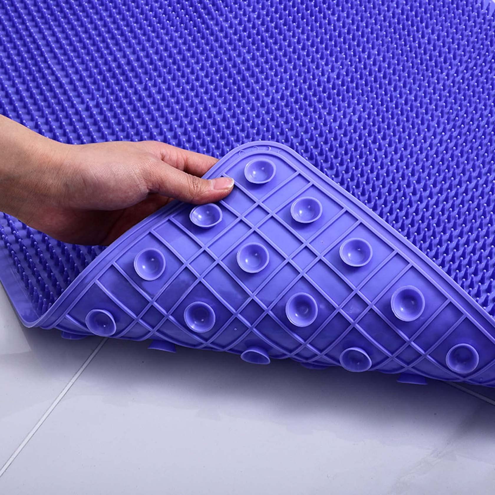 Alfombrillas de baño Antideslizantes, Alfombrilla de Ducha Curva, Alfombrillas de Ducha para baño Antideslizantes con ventosas, Almohadilla para pies de ma
