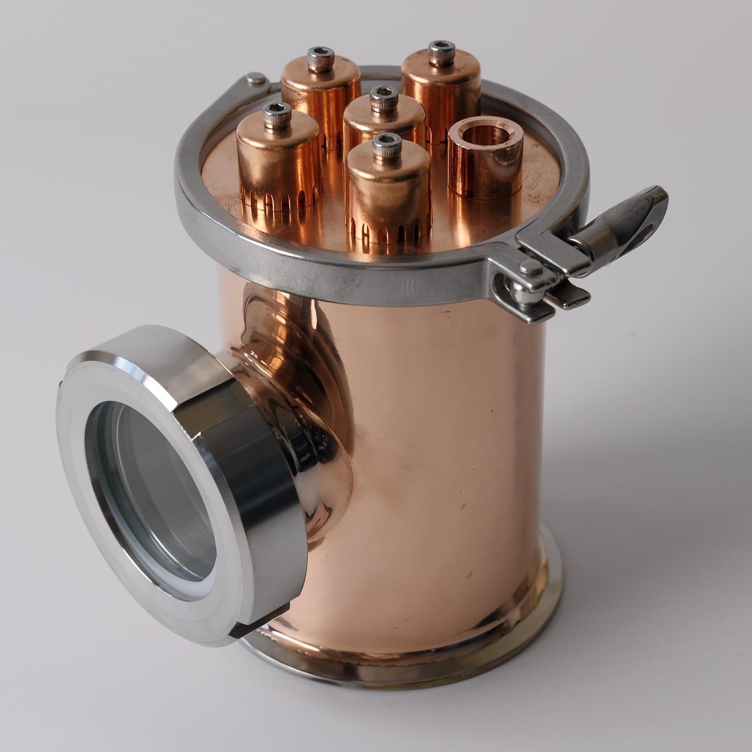 4 inch 4 Plate Copper Reflux Still Modular Distiller Column