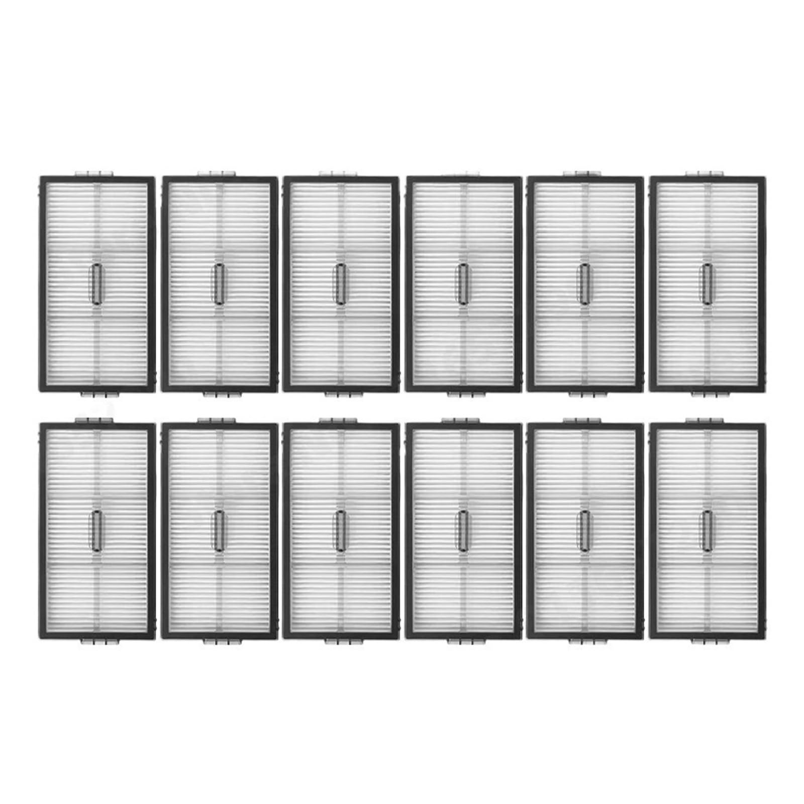 PORRSYDCD Main Side Brush Hepa Filter Mop Cloth Dust Bag Accessories，Compatible With Roborock Saros 10R Robot Vacuums Spare Parts Kit(12 Pcs)