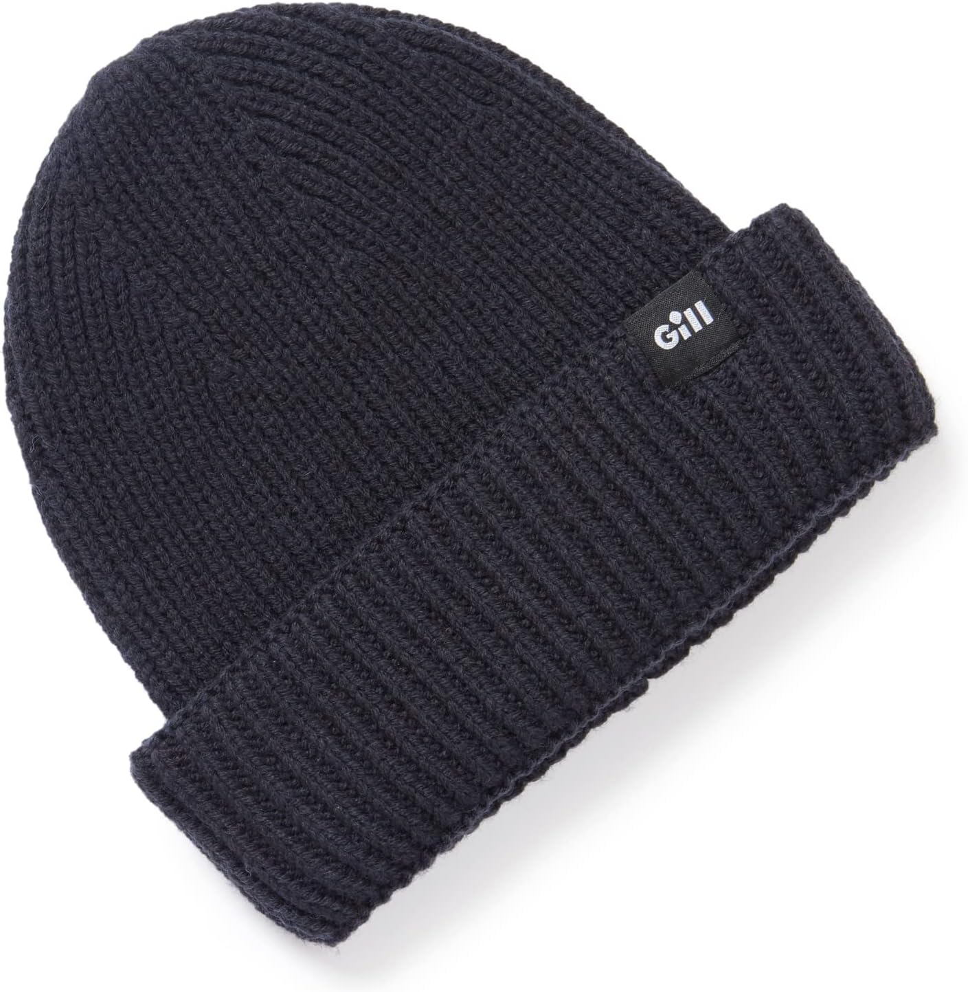 Gill Seafarer Chunky Knit Beanie Hat Dark Navy