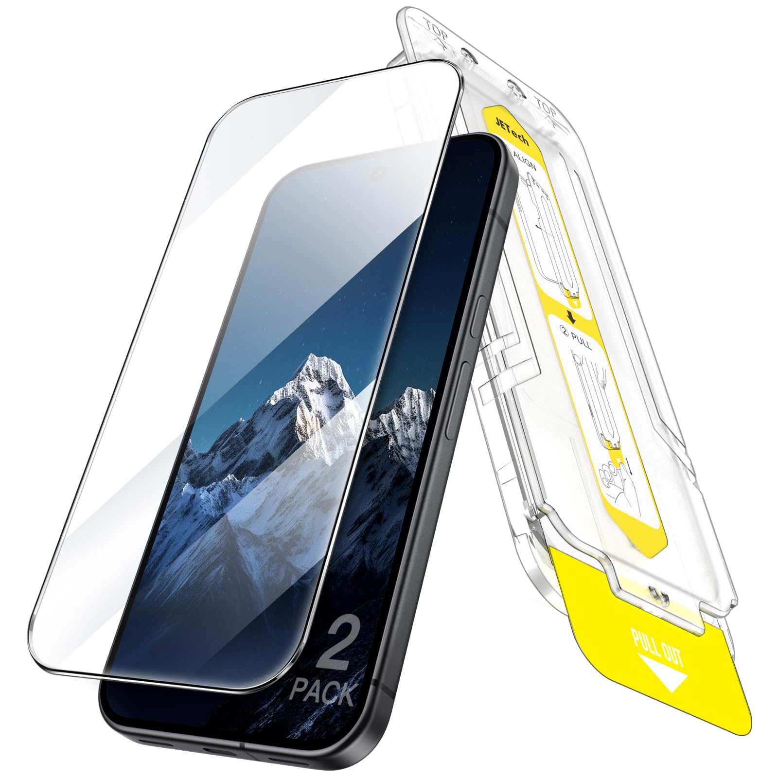JETech Screen Protector for Google Pixel 11/11 Pro, 2-Pack