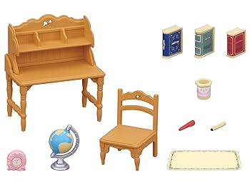 Amazon | シルバニアファミリー 家具 【 勉強机セット 】 カ-318